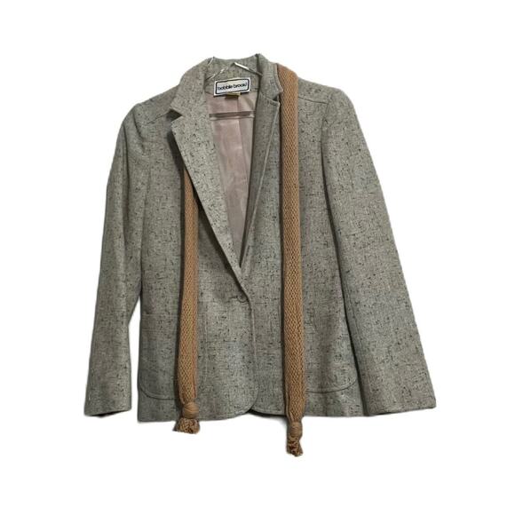 Vintage Bobbie Brooks Gray Union Made Blazer Size 9 - Picture 1 of 6